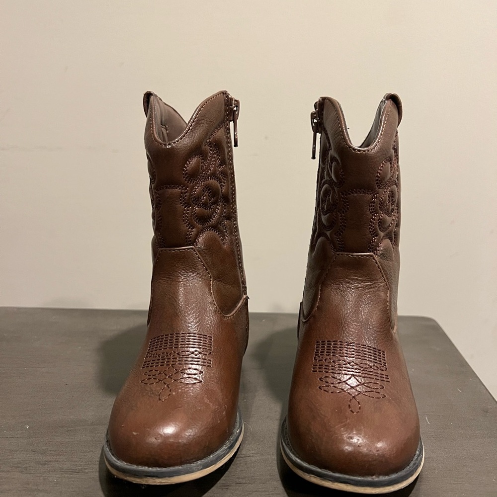 Cat & Jack Brown Kids Boots